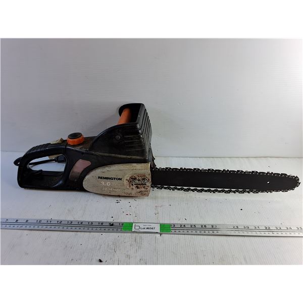 Remington 3HP Electric Chainsaw - As Is, Cannot Ship
