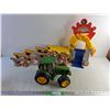 Image 1 : John Deere Toy Tractor, Tonka Chuck & Friends Playset
