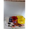 Image 1 : Wilderness Magnetic Ground Clamp, Jump Cables, Assorted Screws, Misc - As Is - PICK UP