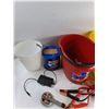 Image 2 : Wilderness Magnetic Ground Clamp, Jump Cables, Assorted Screws, Misc - As Is - PICK UP
