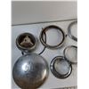 Image 2 : Vintage Headlight, Vintage Hubcab Cover, (2) Horn Ring Cover, Misc - As Is