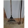 Image 2 : *Rake, Garden Hoe, (2) Handles - As Is CANNOT SHIP
