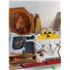 Image 2 : Assorted Spark Plugs, Owl Picture, Jimmy Emblem, Misc - As Is  -  PICK UP