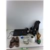 Image 1 : Epson Scanner, Lamp Cover, (3) Pairs Of Shoes, Sandals Size 8, Misc - As Is