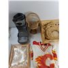 Image 2 : Table Grapes Wooden Crate, Wooden Picture Frame 10'' x 12'', Ankle Brace, Misc - As Is