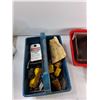 Image 2 : Explorer Emblem, Assorted Electrical Cord Ends, Tin, Misc - As Is