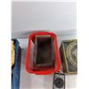Image 3 : Explorer Emblem, Assorted Electrical Cord Ends, Tin, Misc - As Is