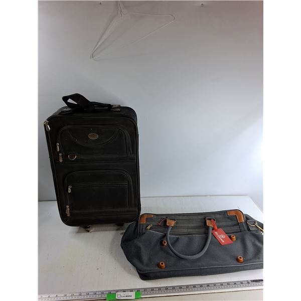 Suitcase 24'' x 15'' x 7.5'', Air Canada Duffel Bag - As Is - PICK UP ONLY