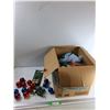 Image 1 : Assorted Christmas Ornaments, Assorted Fabric - As Is