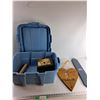 Image 1 : Birdhouse, (2) Wall Decorations, Bucket - As Is CANNOT SHIP TOTE