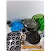 Image 2 : Assorted Donut Molds, Pot, Assorted Plates, Misc - As Is