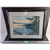 Image 1 : Framed Lakeview Art Print by Glen Scrimshaw 24" x 19"
