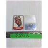 Image 1 : (2) Hank Aaron MLB Collector Cards (1991 Upper Deck Hologram,  Pacific Trading) - Authenticity Not G