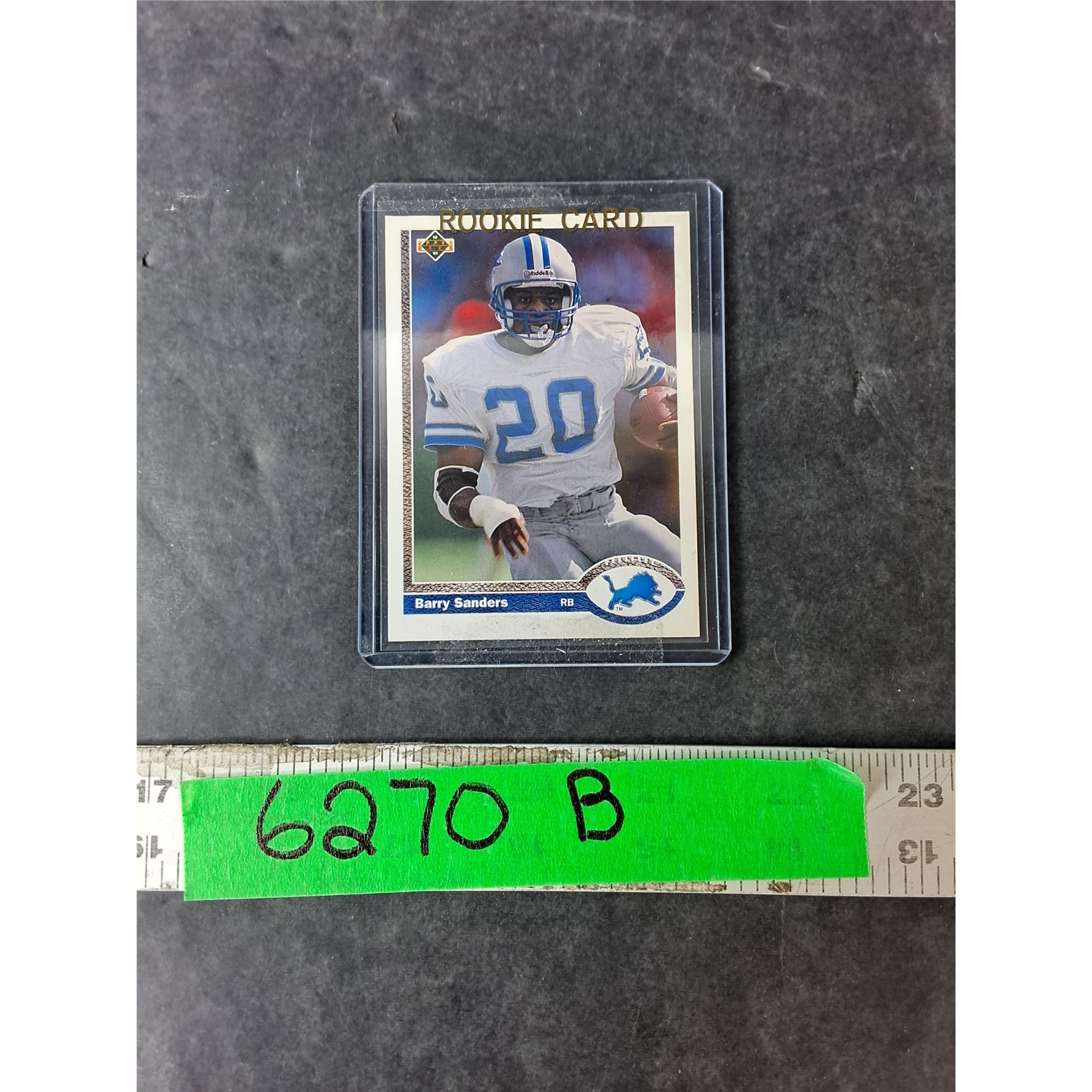 Barry Sanders Rookie Card 1991 Upper Deck Collector Card Cannot barry-sanders-rookie-card-1991-upper-deck-collector-card-cannot