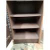 Image 9 : *Singer Sewing Machine in Storage Cabinet, Machine Table & Box Of Sewing Notions- CANNOT SHIP