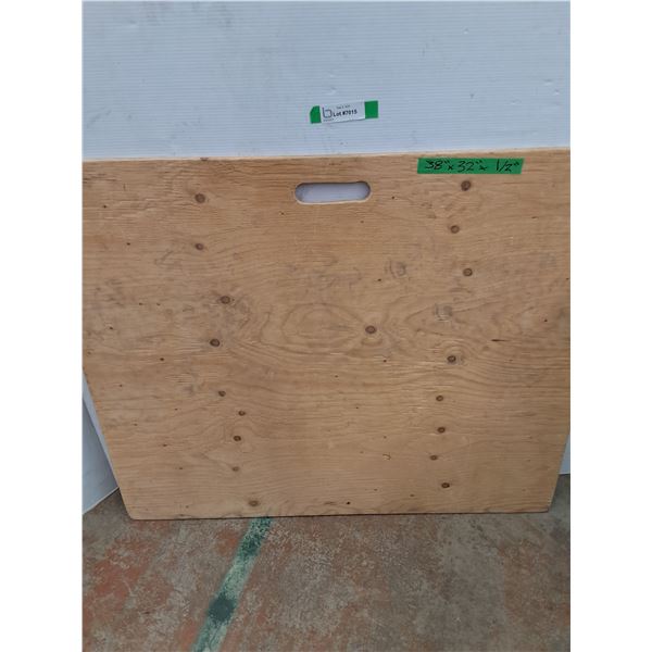 *Wood Sheet- 38" x 32" x 1/2- Cannot Ship
