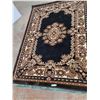 Image 1 : *Brown Flower Pattern Area Rug- 82" x 62"- Cannot Ship