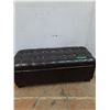 Image 1 : *Synthetic Leather Storage Bench- Cannot Ship