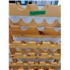 Image 2 : *Wood 9-Shelf Wine Bottle Rack- Cannot Ship