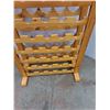 Image 2 : *Wood 9-Shelf Wine Bottle Rack- Cannot Ship