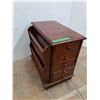 Image 2 : *3-Drawer Wood Side Table- Cannot Ship