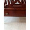 Image 2 : Vintage Mahogany Magazine Rack- 20" x 12.5" x 19.5"- Cannot Ship