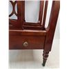 Image 2 : Vintage Mahogany Magazine Rack- 20" x 12.5" x 19.5"- Cannot Ship