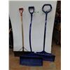 Image 1 : **(3) Snow Shovels Up to 58.5" Tall, Cannot Ship