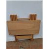 Image 2 : *Wooden Folding Table 29" x 32", Cannot Ship