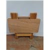 Image 2 : *Wooden Folding Table 29" x 32", Cannot Ship