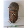 Image 1 : Wooden Tribal Mask Decor 21" Tall