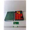 Image 1 : Set of (24) Belgian Snooker Balls