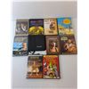 Image 2 : (9) Various DVDs and CD Case, 007, Shrek, Lost In Translation, Misc and (4) Table Cloth Clips
