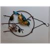 Image 2 : (4) Hangable Glass/Metal Bird Decor