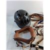 Image 2 : Horse Tack Reins, Bridle Parts, Troxel Horse Riding Helmet, Stirrup, Horse Bells
