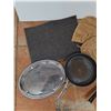 Image 2 : Mats, (2) Frying Pans, Serving Platter  -  PICK UP