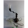 Image 1 : Desk Lamp, Plug In Light Cord - Powers On, As Is