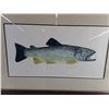 Image 2 : Framed Limited Edition 37/200 Rainbow Trout Wall Art Print 29" x 20"