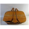 Image 2 : Wooden Picnic Basket 19" x 14" x 10"