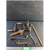 Image 1 : Barrel Tap, Hand Drill, Wrenches, Oil Can, Vintage Folding Ruler, Impact Socket