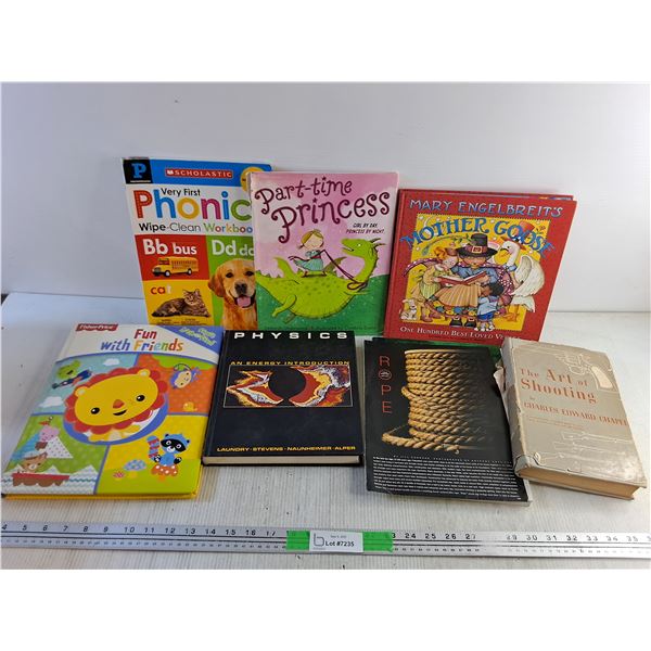 (7) Books - Fun with Friends, Physics, Part Time Princess