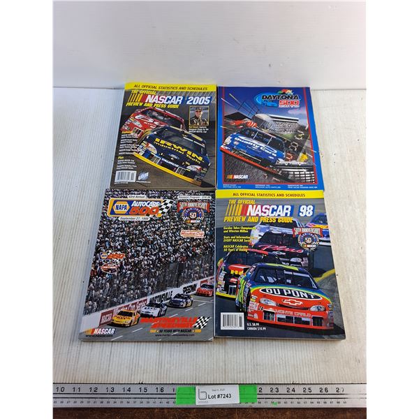 (4) Nascar & Daytona Magazines