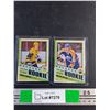 Image 1 : O Pee Chee Marquee Rookie Mario Lemieux & Wayne Gretzky Trading Hockey Cards