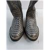 Image 4 : Children's Mustang Faux Snakeskin Cowboy Boots - No Size Listed - 7.5" Sole