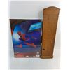 Image 2 : Spider-Man 67-Piece Art Set - Sealed, Vintage Wooden Envelope File/Key Holder - 22" Length