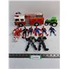 Image 1 : Toys Lot (8 Action Figures & 2 Vehicles)