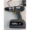 Image 2 : Mastercraft Maximum Cordless Drill with 2 Battery Packs & Charger - Powers On/Tested