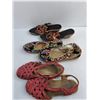 Image 3 : (3) Pairs of Women's Size 9.5 Sandals/Shoes