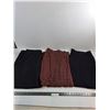 Image 1 : (3) Pairs of Women's Pants (Blacks Size 22, Pattern Size 3X)