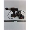 Image 1 : Craftsman 19.2 Volt Cordless Drill with 2 Batteries & Charger - Tested